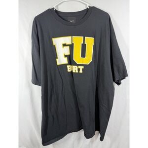 BGRT Bastard Graft "FU" Graphic T-Shirt Mens 2XL Black Short Sleeve Streetwear